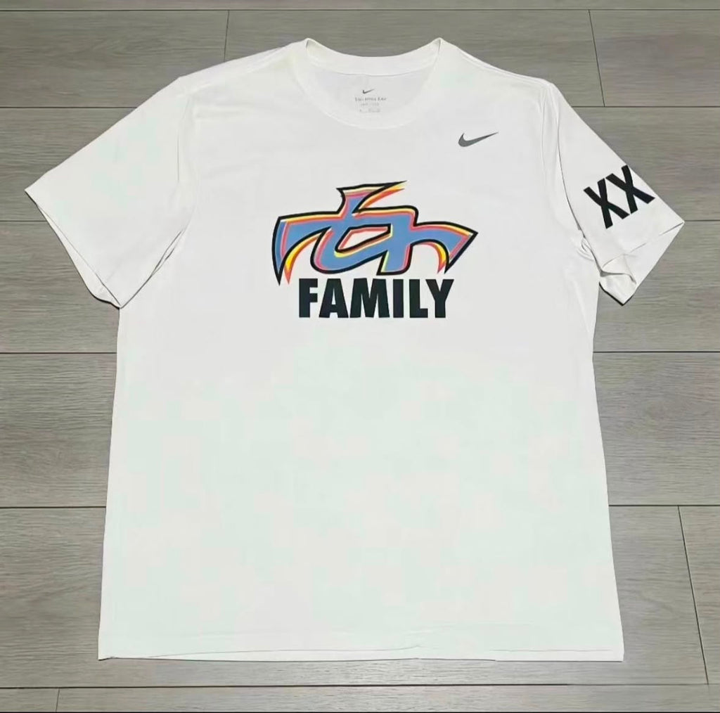 T-shirt élite EYBL family blanc