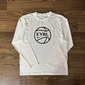 T-shirt manches longues de compression EYBL blanc motifs noir