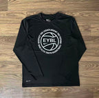 T-shirt manches longues de compression EYBL noir motifs blanc