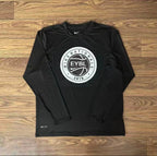 T-shirt manches longues de compression EYBL 2018 noir motifs blanc