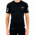 T-shirt de compression élite EYBL noir avec chiffre XI blanc