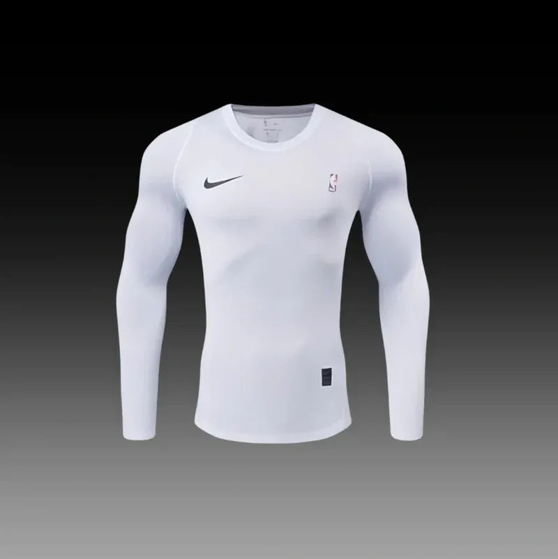T-shirt manches longues de compression nba nike noir