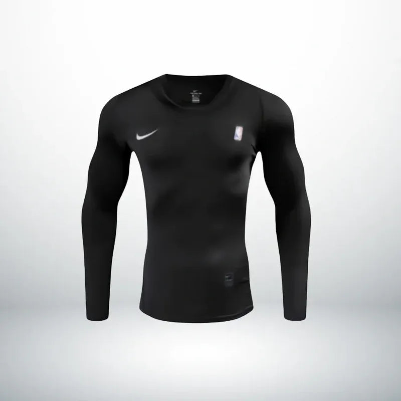 T-shirt manches longues de compression nba nike noir