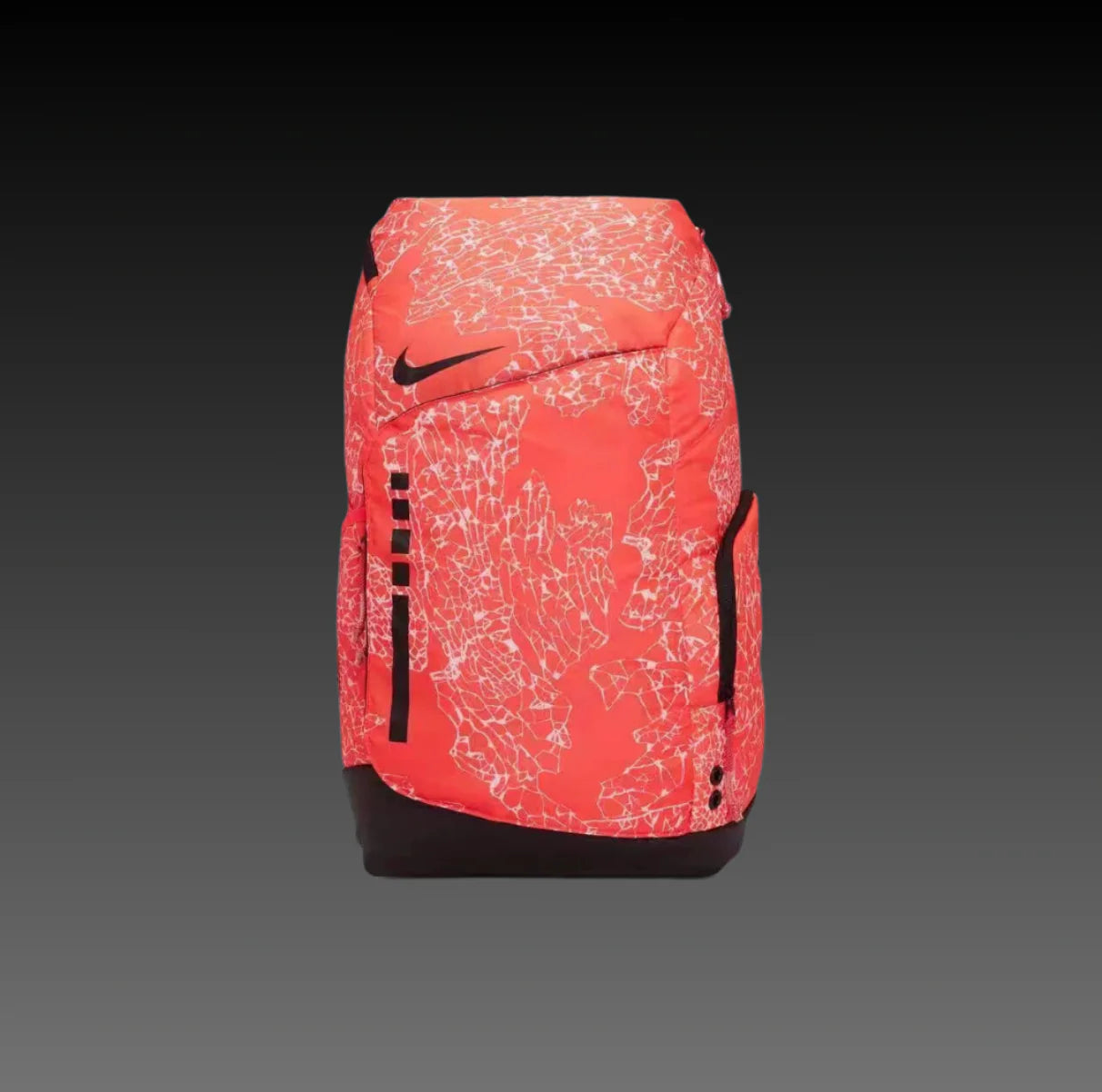Sac à dos nike élite orange avec motifs blancs